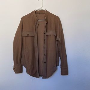 Brown Button Up